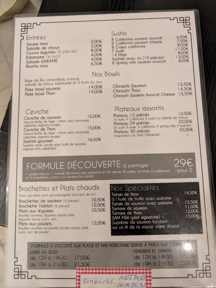 Sushi Bar - Menu Image 3